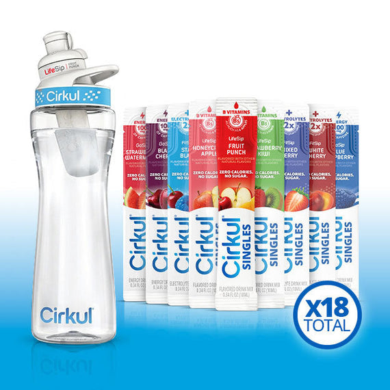 22oz. Plastic Bottle & GoSip® Black Cherry F8